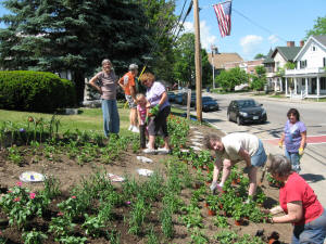 Friends Gardening